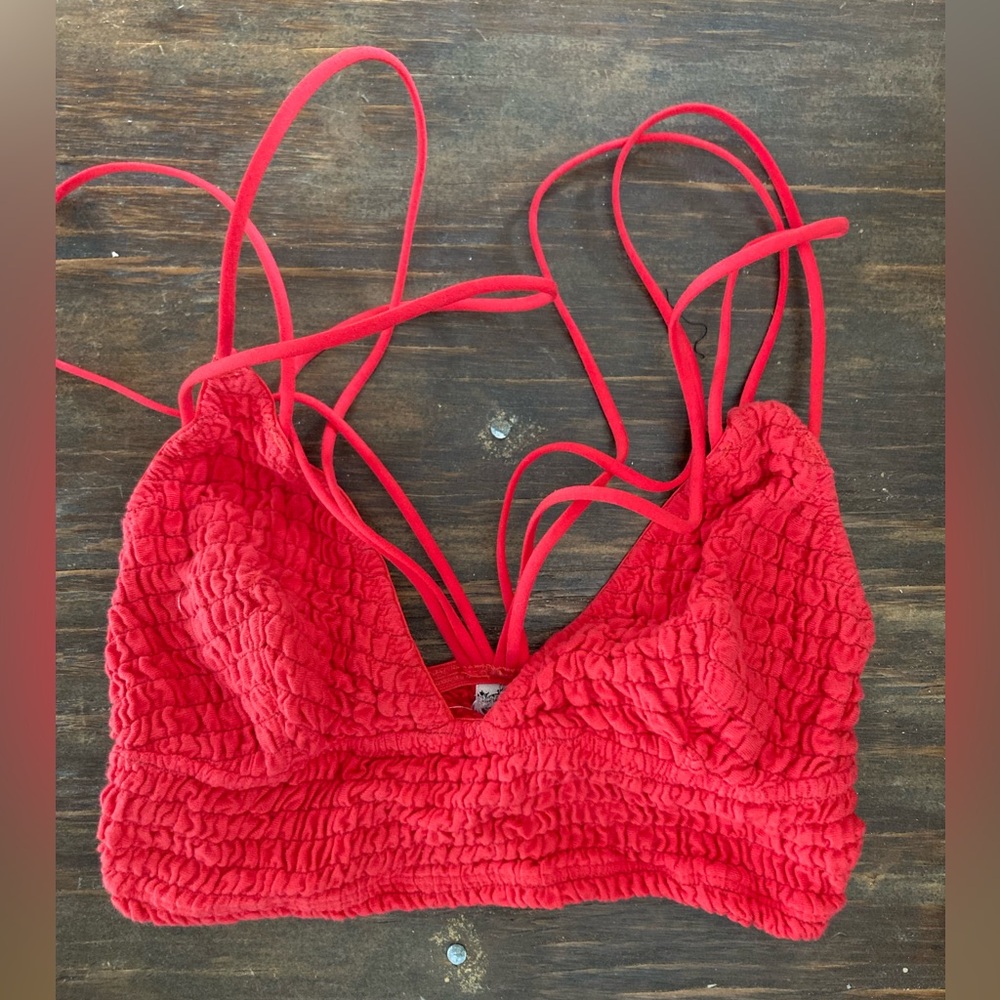 FREE PEOPLE SMOCKED BRALETTE. SIZE XS. NWOT